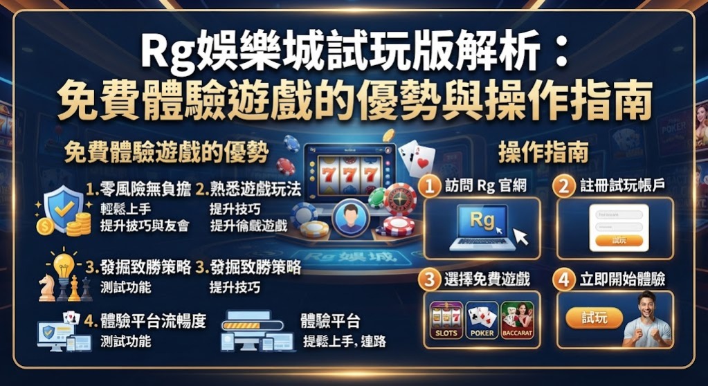 免費體驗遊戲的優勢與操作指南